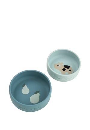 SET 2 PCS DOTTI - Børneskål - blue