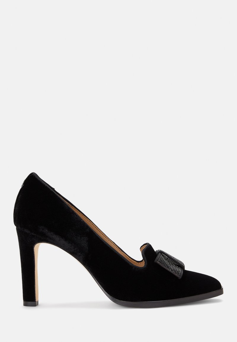 Lauren Ralph Lauren CORAH VELVET PUMP - Pumps - black/jet stones