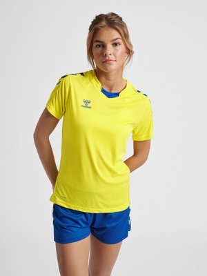 Hummel CORE - Sports T-shirts - neon yellow