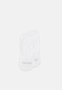 Calvin Klein Underwear - FOOTIE MID CUT 2 PACK UNISEX - Sportovní ponožky - white Miniatura obrázku 1