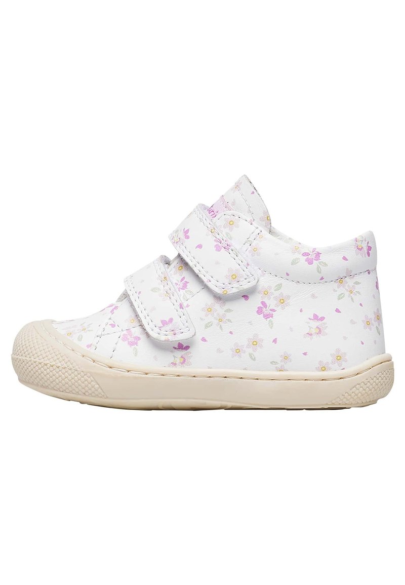 Chaussures Confortables Pour Premiers Pas Naturino Chaussures Premiers Pas En Cuir | Imprimé Coeur | Semelle Antidérapante Pour Bébé Chaussures Premiers Pas Bébé