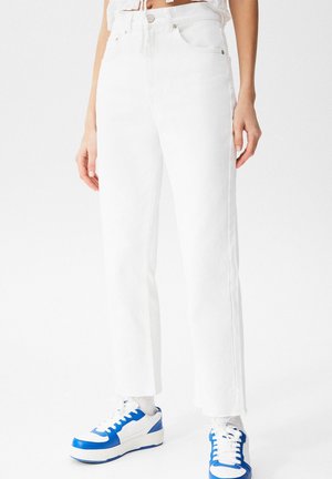 Straight leg jeans - white