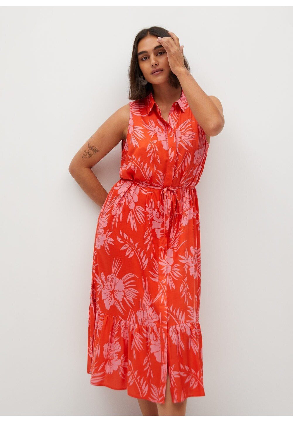 robe violeta by mango