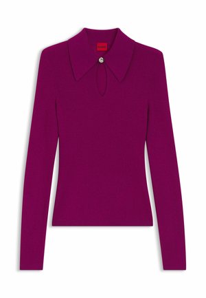 HUGO, HUGO SDROPA - Striktrøje - dark pink three