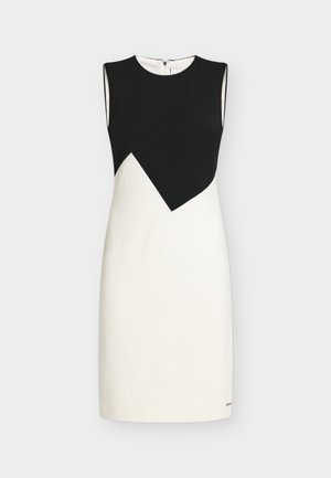 Calvin Klein, DRESS - Robe de jour - tofu/black colorblock