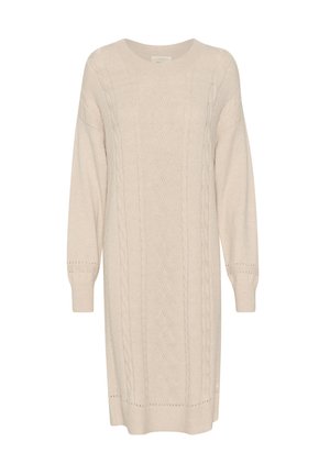 Cream, CRDELA - Robe pull - oat melange