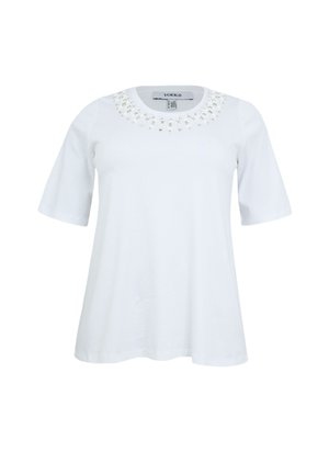 YOEK, YOEK DAMEN T-SHIRT MIT KURZARM - T-shirts basic - white