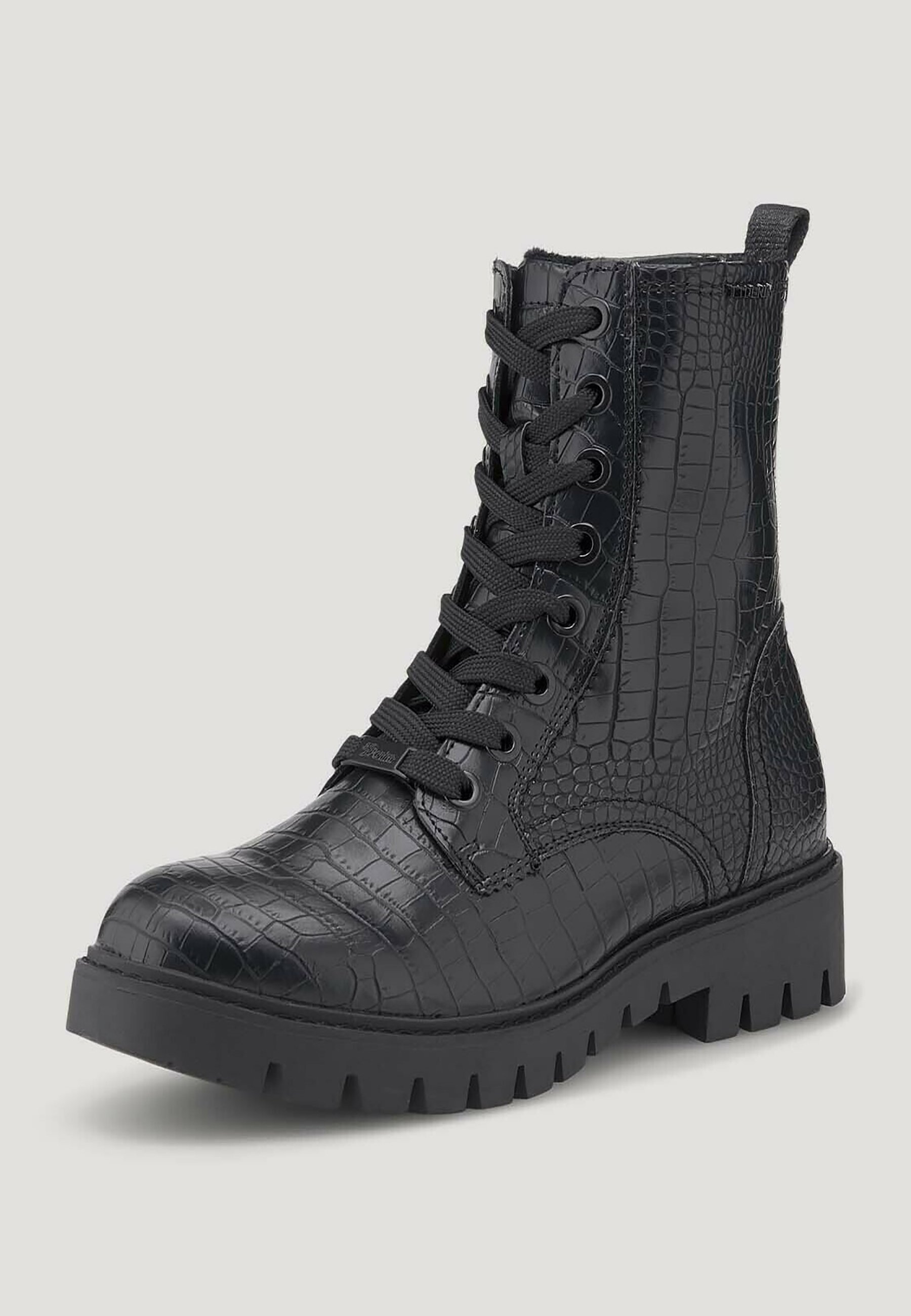 Femme MIT SCHLANGENHAUTMUSTER - Bottes à lacets Femme MIT SCHLANGENHAUTMUSTER - Bottes à lacets
