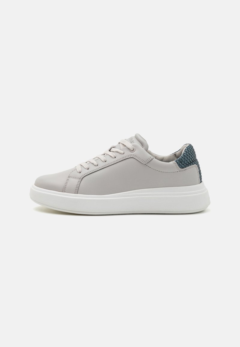 Calvin Klein - TOP LACE UP - Sneakers basse - light grey/goblin blue, Ingrandire