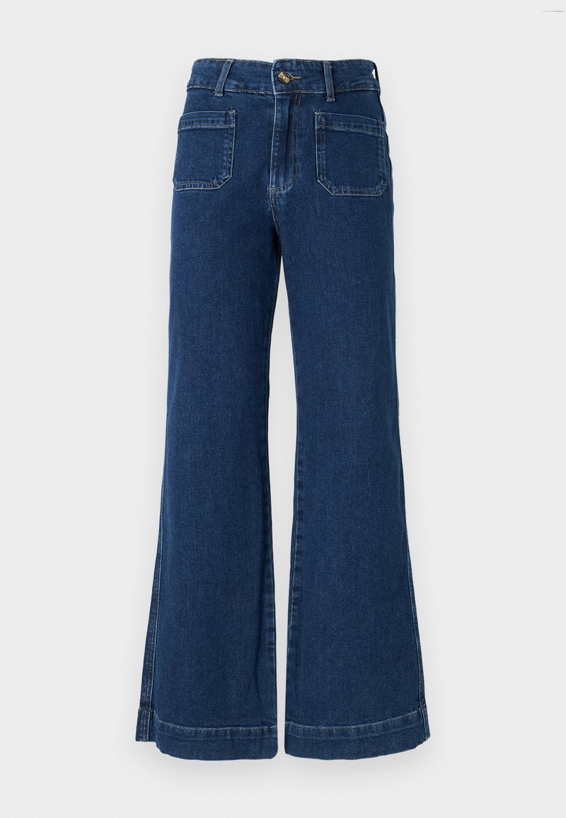 Only Wide leg donkerblauw denim Only Wide leg donkerblauw denim