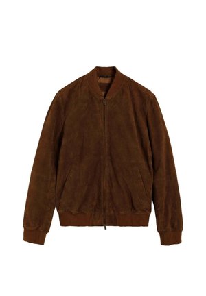 THOMASB - Chaqueta de cuero - brown