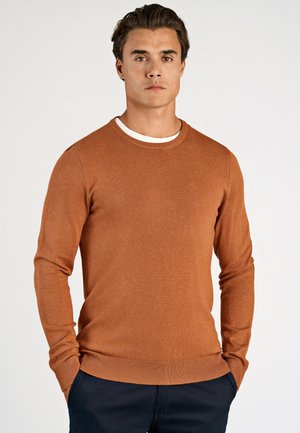 ECOVERO L/S O-NECK - Trui - copper mel