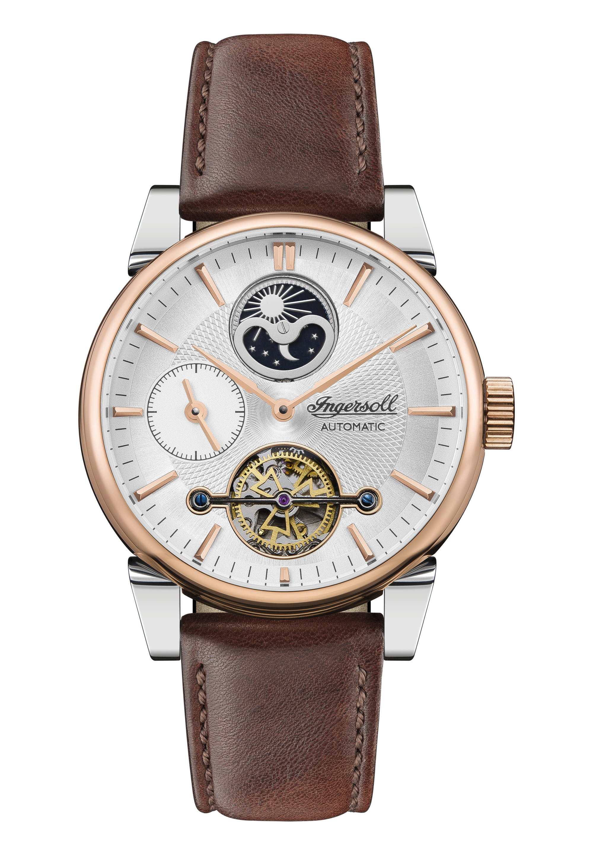 Ingersoll Automatikuhr The Swing Automatic Chronograph Watch Rosegold Rose Gold Coloured Zalando De