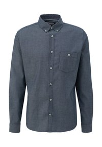 s.Oliver MIT AUFGESETZTER BRUSTTASCHE - Overhemd - navy