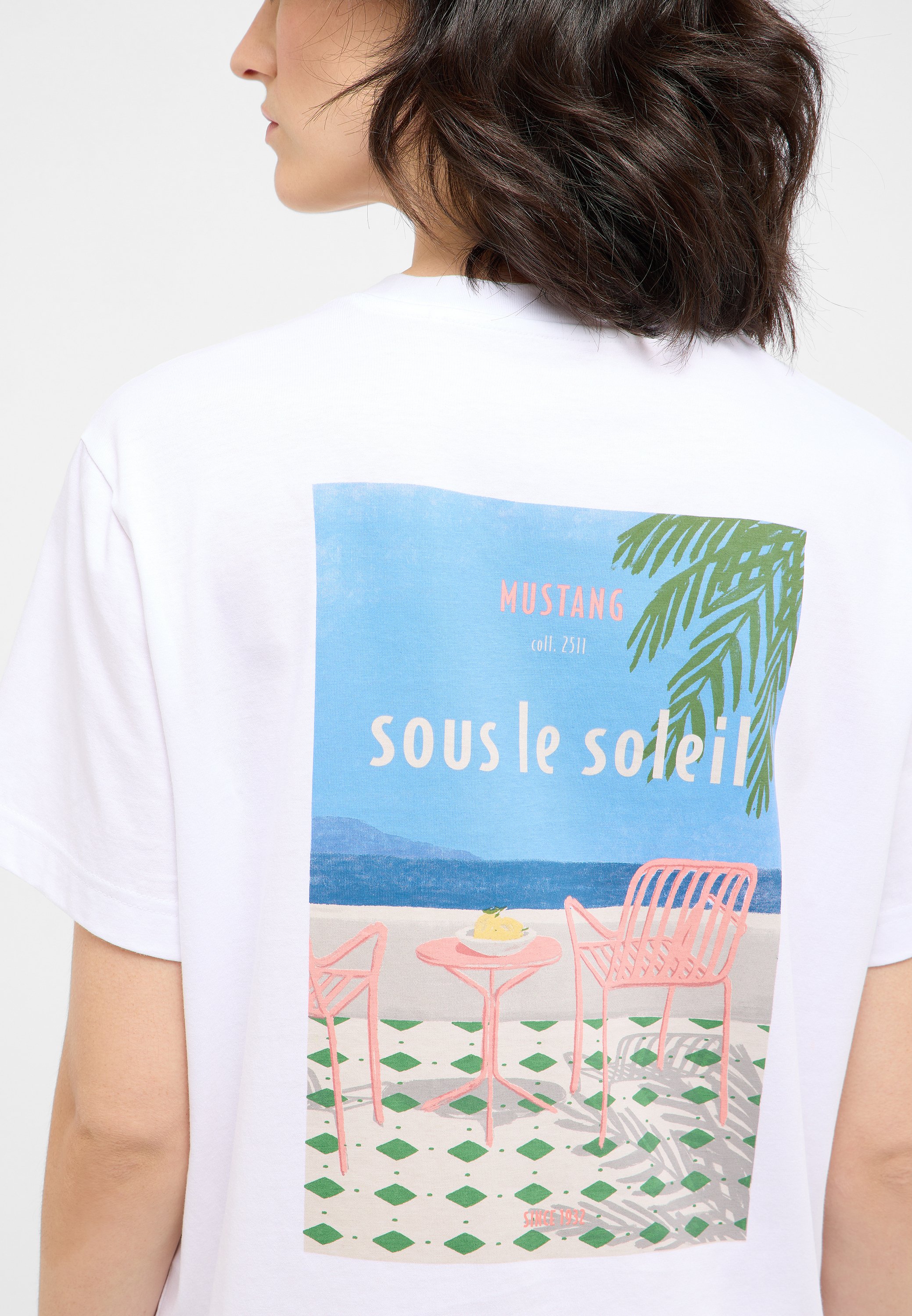 MUSTANG Damen T-Shirt „Floris“ – Lässiger Style Für Jeden Tag