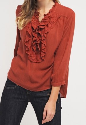 Bluse - bordeaux
