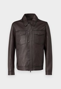 JACKET - Veste en cuir - bark
