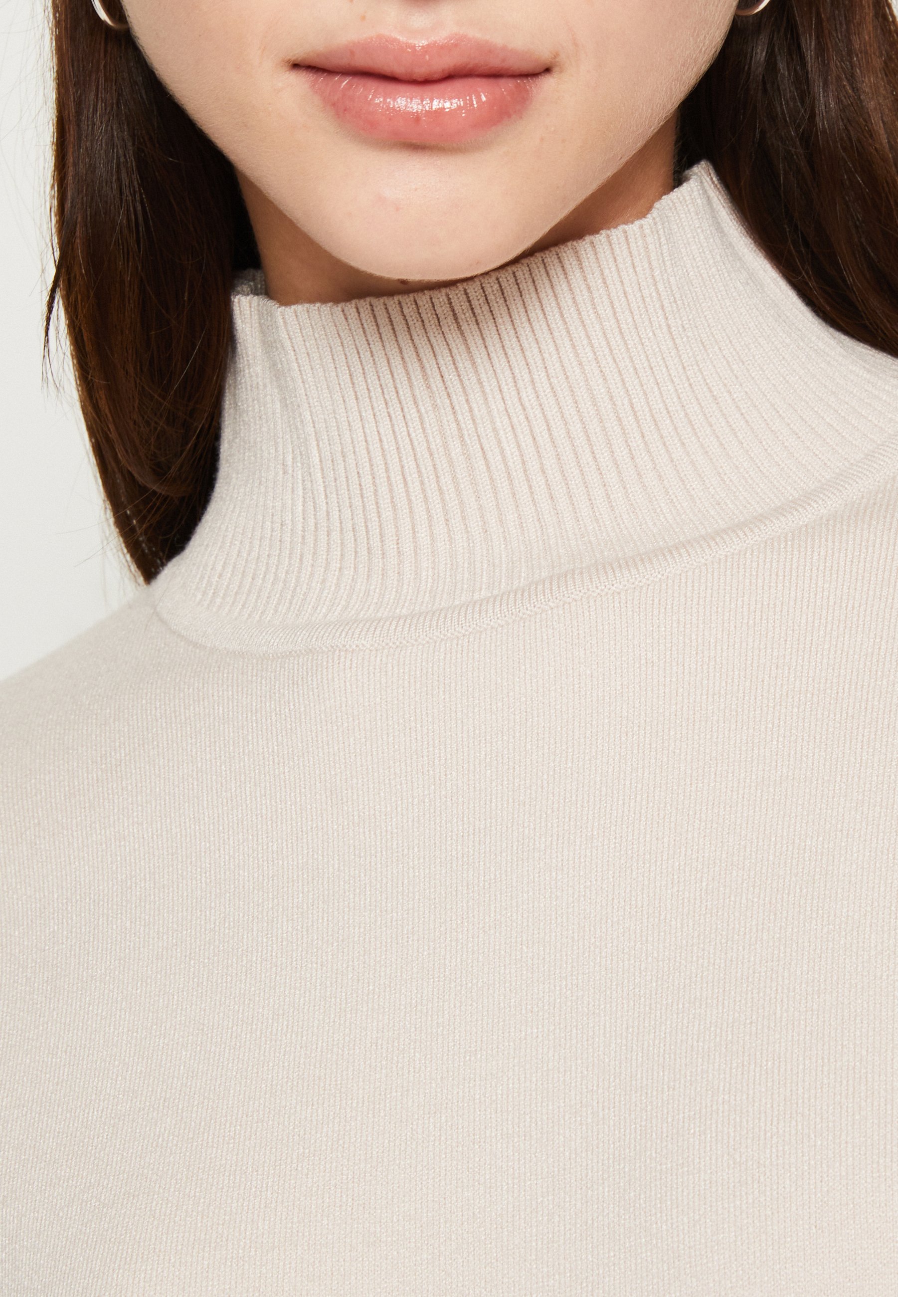 Object OBJREYNARD - Gebreide jurk - Silver Gray/taupe