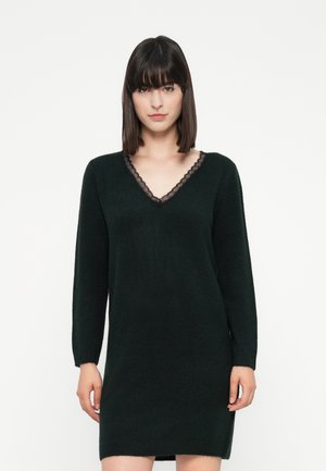 ONLTAMMY REVERS DRESS - Gebreide jurk - scarab/black