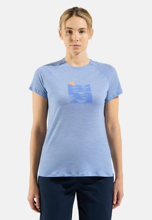 ASCENT PW 130 SUNSET - T-Shirt print - blue heron melange