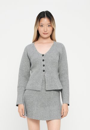 JDYLEA LIFE BUTTON CARDIGAN - Vesta na kopčanje - medium grey melange