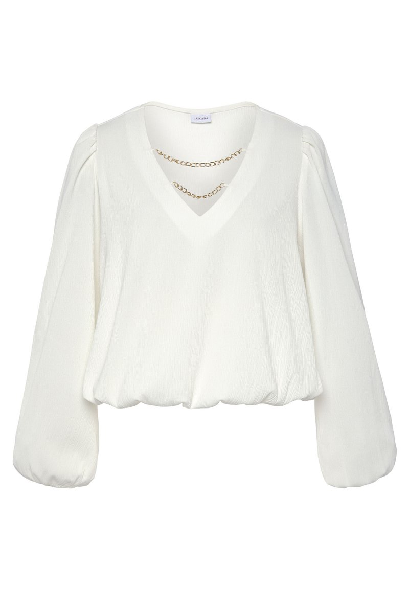 LASCANA - SCHLUPF - Blouse - creme, Vergroten