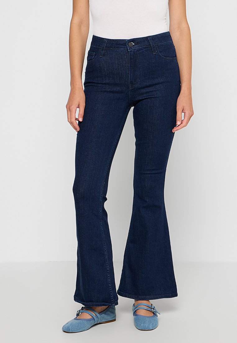 Hollister Co. Flared Jeans donkerblauw