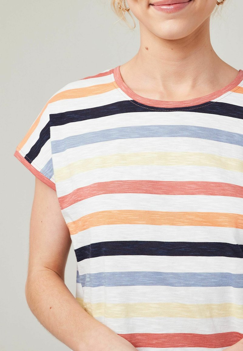 Damen T-Shirts | Next SLUB T-Shirt print multi stripe/rot - AS67447 Damen T-Shirts | Next SLUB T-Shirt print multi stripe/rot - AS67447