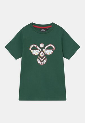 SANTA - T-shirt print - hunter green