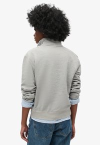 Superdry & Co ATHLETIC ESSENTIALS HALF ZIP - Sweatshirt - grey marl