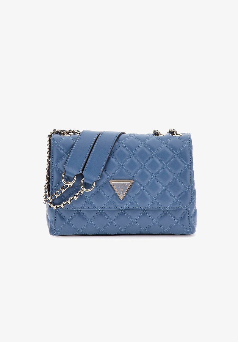 Guess GIULLY CMPRTMNT CNVRTBLE FLP - Borsa a tracolla - blau