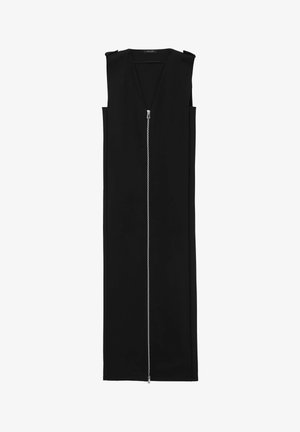 Calliope FOURREAU AVEC FERMETURE ÉCLAIR - Freizeitkleid - noir