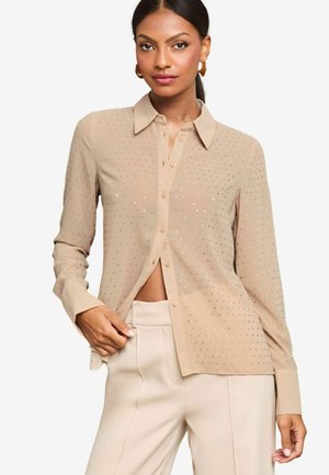 REGULAR FIT - Hemdbluse - champagne gold