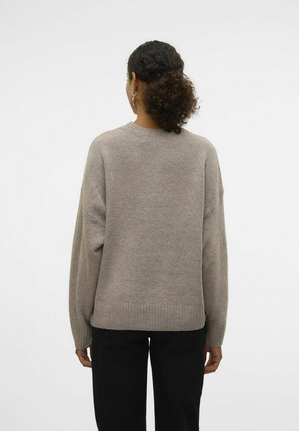 GESCHNITTEN RUNDHALS  - Jumper - moon rock2