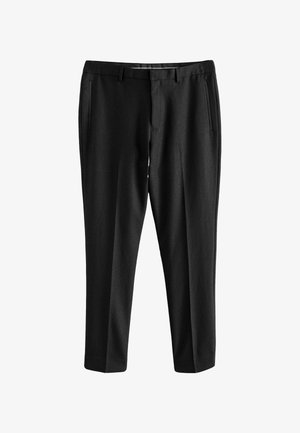 REGULAR FIT GLITTER - Öltönynadrág - black