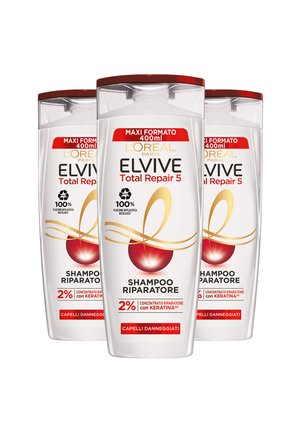 SHAMPOO ELVIVE TOTAL REPAIR 5, PER CAPELLI DANNEGGIATI, 400 ML - 3 PACK - Shampoo