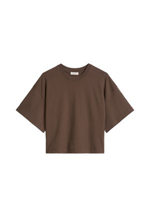 Marc O'Polo, MARC O'POLO T-SHIRT RELAXED AUS WEICHEM SINGLE JERSEY   - Basic T-shirt - mossy earth