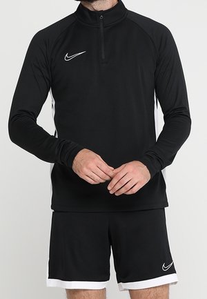 Langærmet T-shirt - black