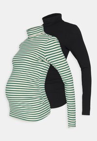 2 PACK - Top dugih rukava - black/multi-coloured