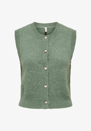 ONLY, KNITTED VEST ONLSKYE KNITTED VEST - Veste sans manches - laurel wreath