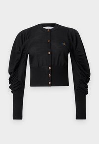 ELI CROPPED CARDI - Kardigán - black