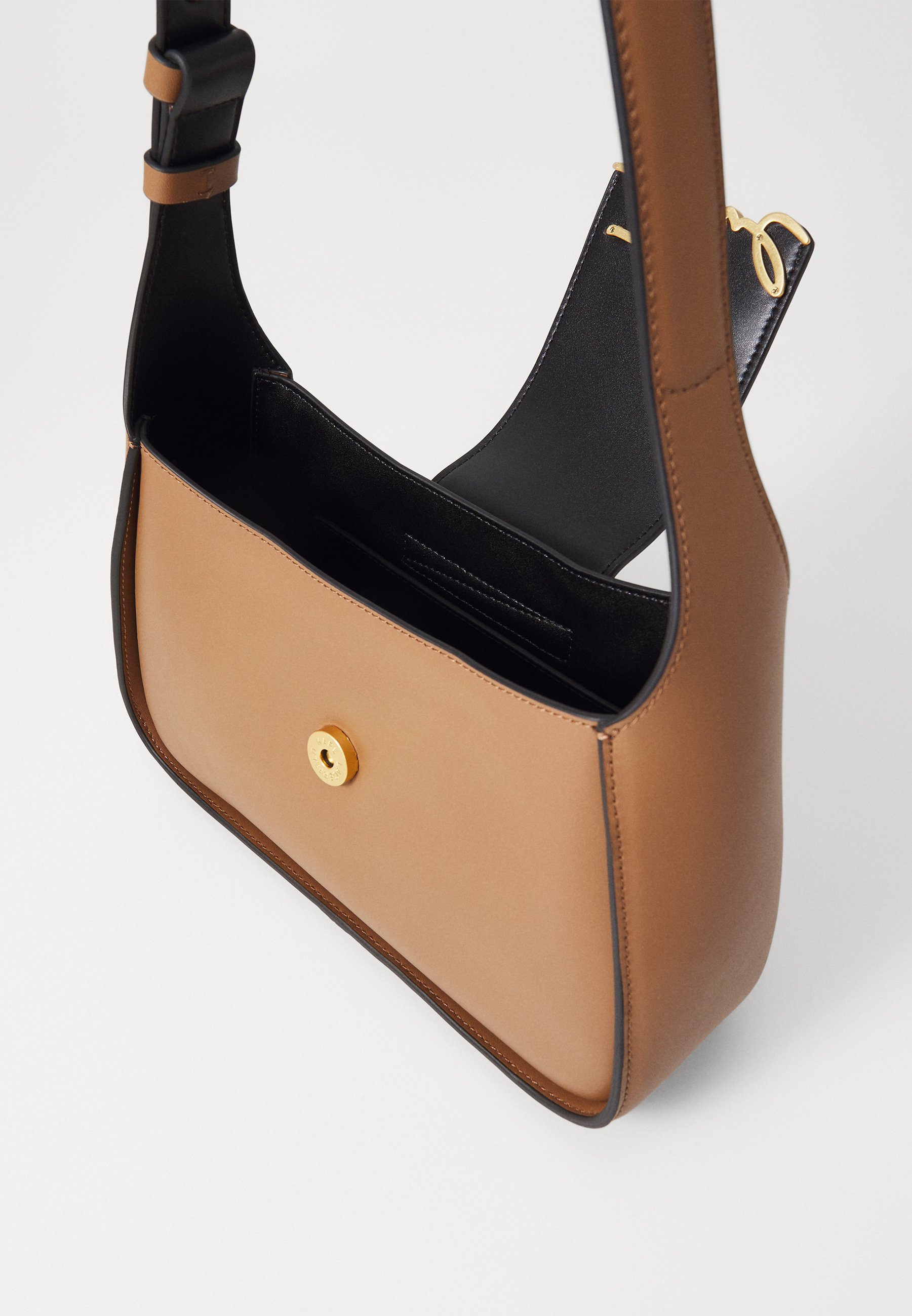 KARL LAGERFELD SIGNATURE SHOULDER BAG - Handbag - brown - Zalando
