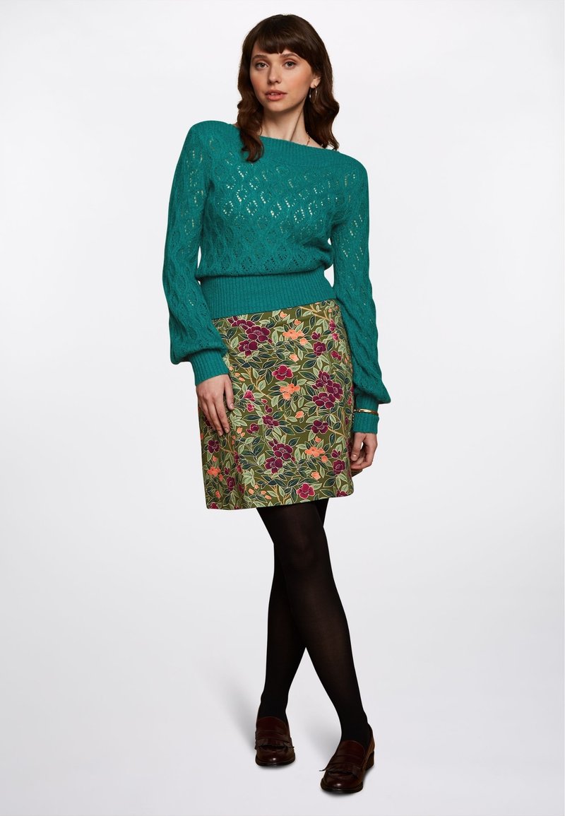 KING LOUIE GARBO MINI SKIRT CADIZ BEACON BLUE main image 1