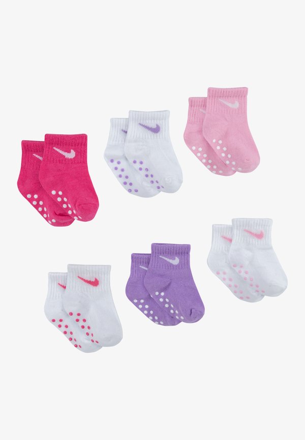 POP COLOR GRIPPER INFANT TODDLER ANKLE 6 PACK - Socks2