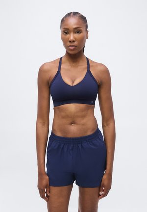 Even&Odd active ESSENTIAL MEDIUM SUPPORT SPORTS BRA WITH ADJUSTABLE CROSS BACK - Sports-BH'er med medium støtte - dark blue
