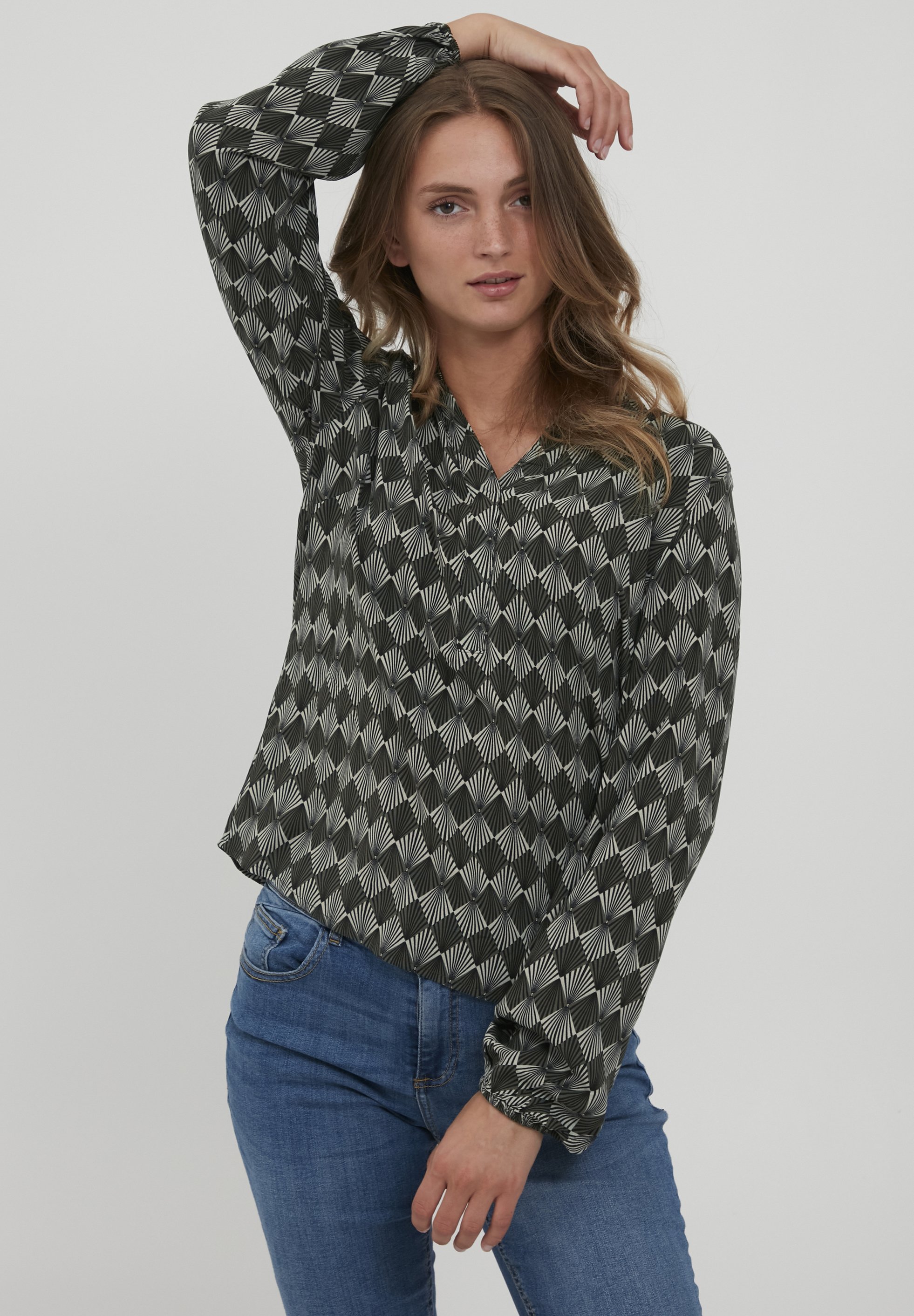 売れ筋商品|||ビーヤング シャツ レディース トップス BYJOSA - Blouse - seagrass mix 4101qj07hJL.jpg