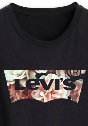 Levi's®, LSE_PL PERFECT TEE LSE_BATWING GLITTER F - T-shirt print - lse batwing glitter - blacks