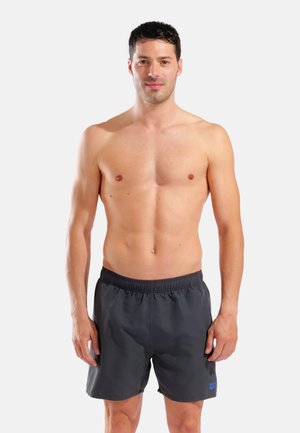 FUNDAMENTALS BOXER R - Short de bain - asphalt/neon blue