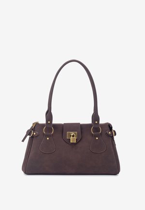 HVISK, ISABELLA BRUSH STRUCTURE - Τσάντα χειρός - umber brown