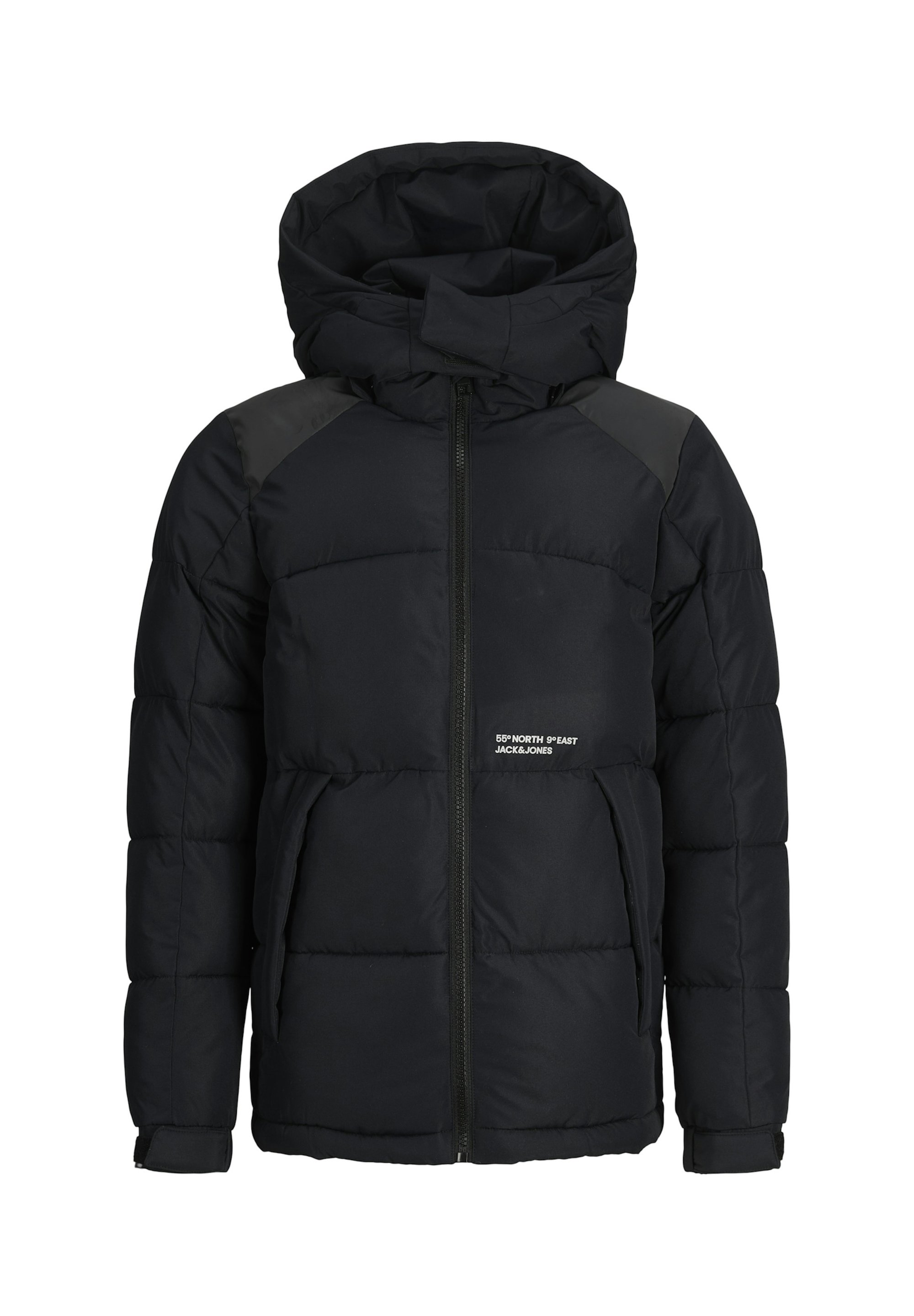 Jack Jones Junior REFLECTIVE PUFFER Winter jacket black
